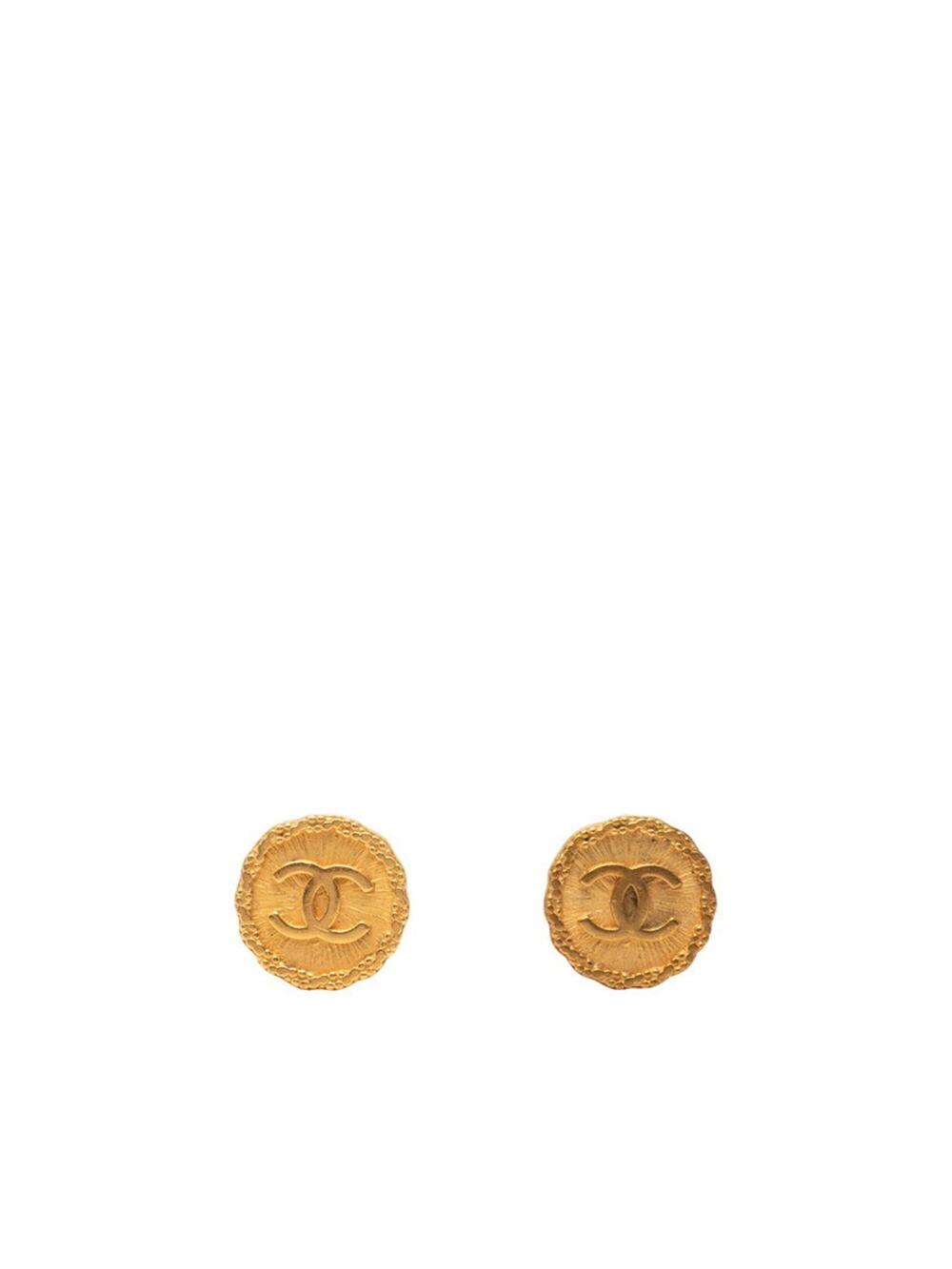 Chanel Cc Logo Clip-On Earrings Metal #276063C59B